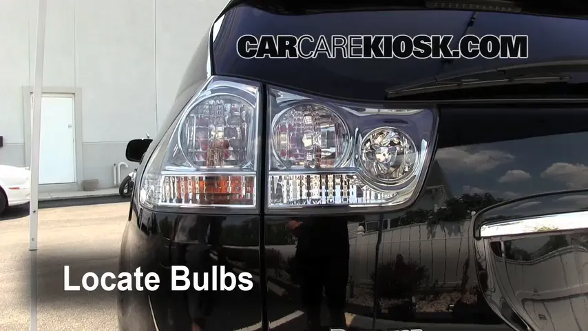 2008 Lexus RX350 3.5L V6 Lights Tail Light (replace bulb)